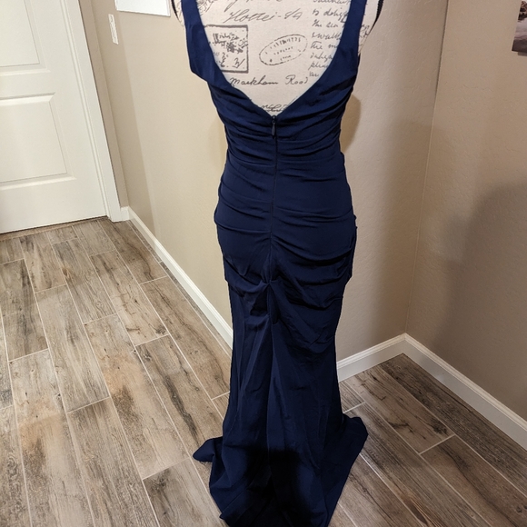 Nicole Miller Full Length Evening Gown Formal Prom Dress Size 8 - Picture 2 of 4